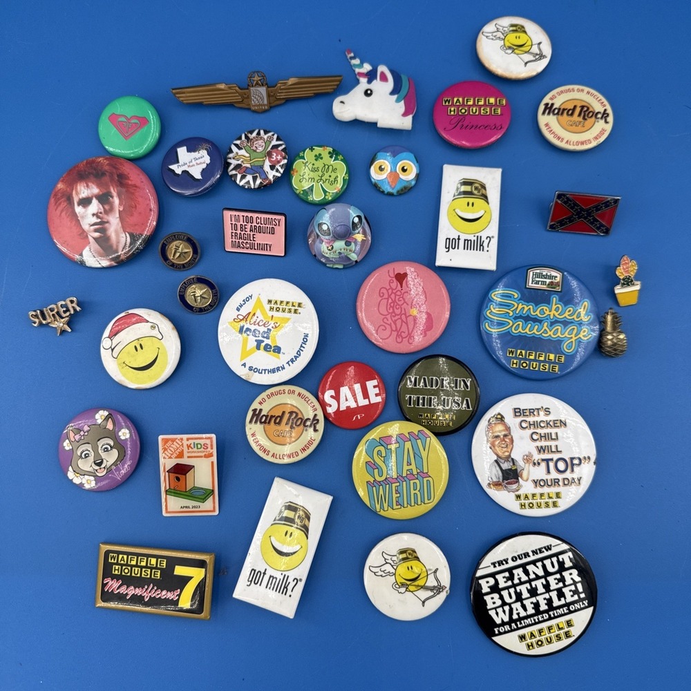 Waffle House And Others Various Pin Lot Of 35